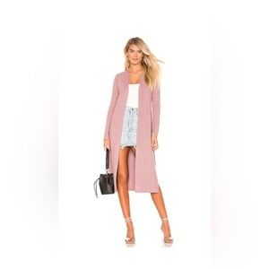 Lovers and friends Davenport Cardigan in Heather Pink